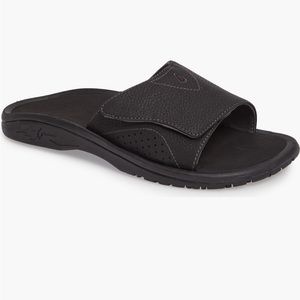 OluKai® Mens Nalu Slide Sandals black men’s size 12 NWT
